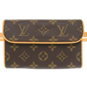 LOUIS VUITTON Authentic Brown Monogram Pochette Fanny Pack